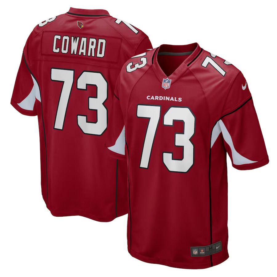 Men Arizona Cardinals 73 Rashaad Coward Nike Cardinal Game Player NFL Jersey